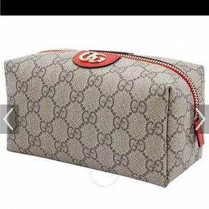 Gucci Ophidia GG Supreme Canvas Small in Red/Beige
